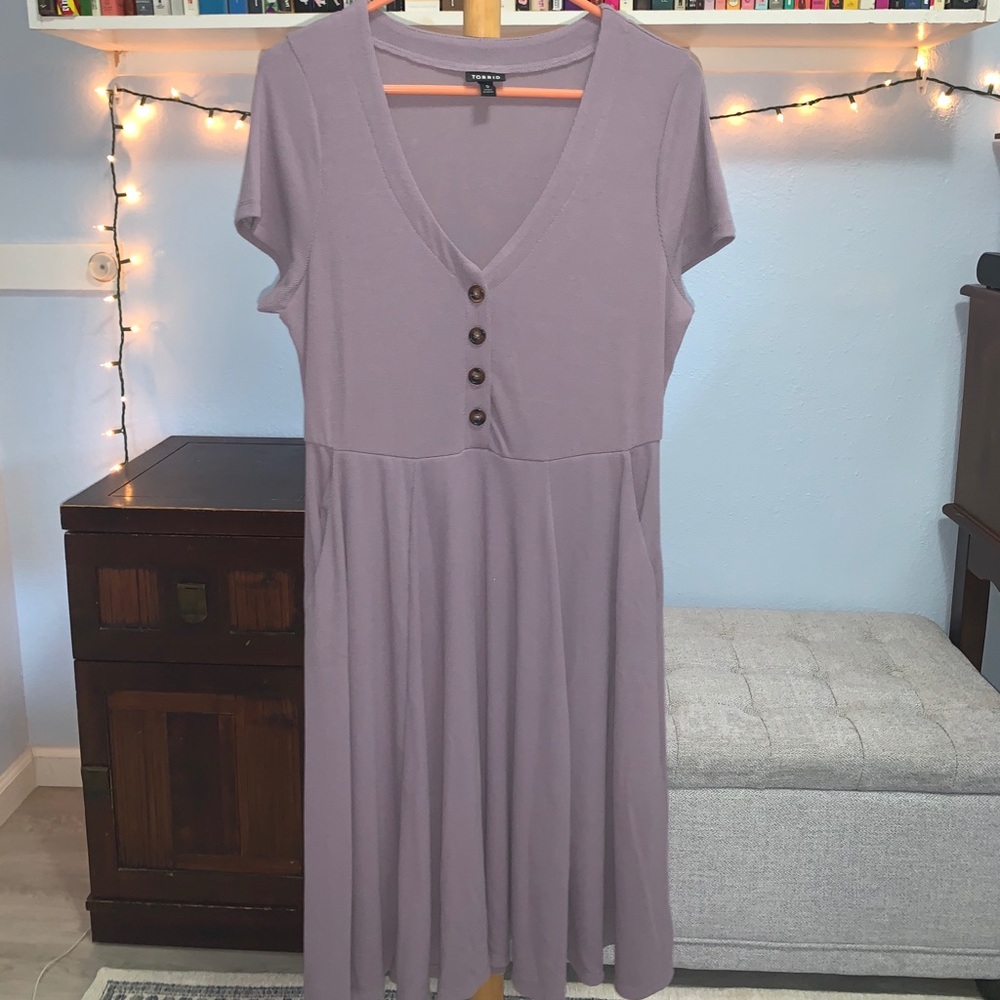 Knit Dress with Pockets